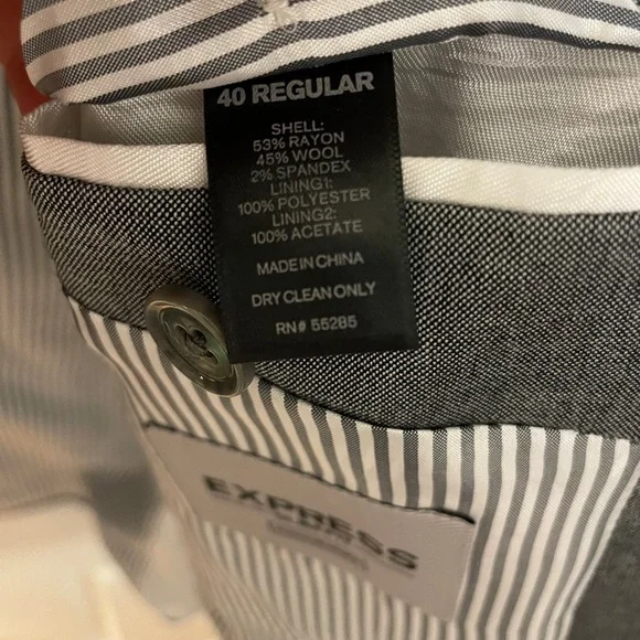 NWT Express Photographer Slim Fit 40R - Picture 5 of 5